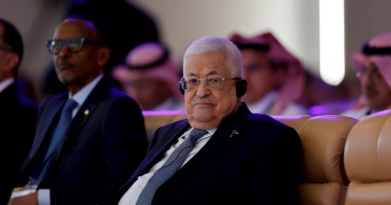 Palestinian president blames Hamas for continuing war in Gaza