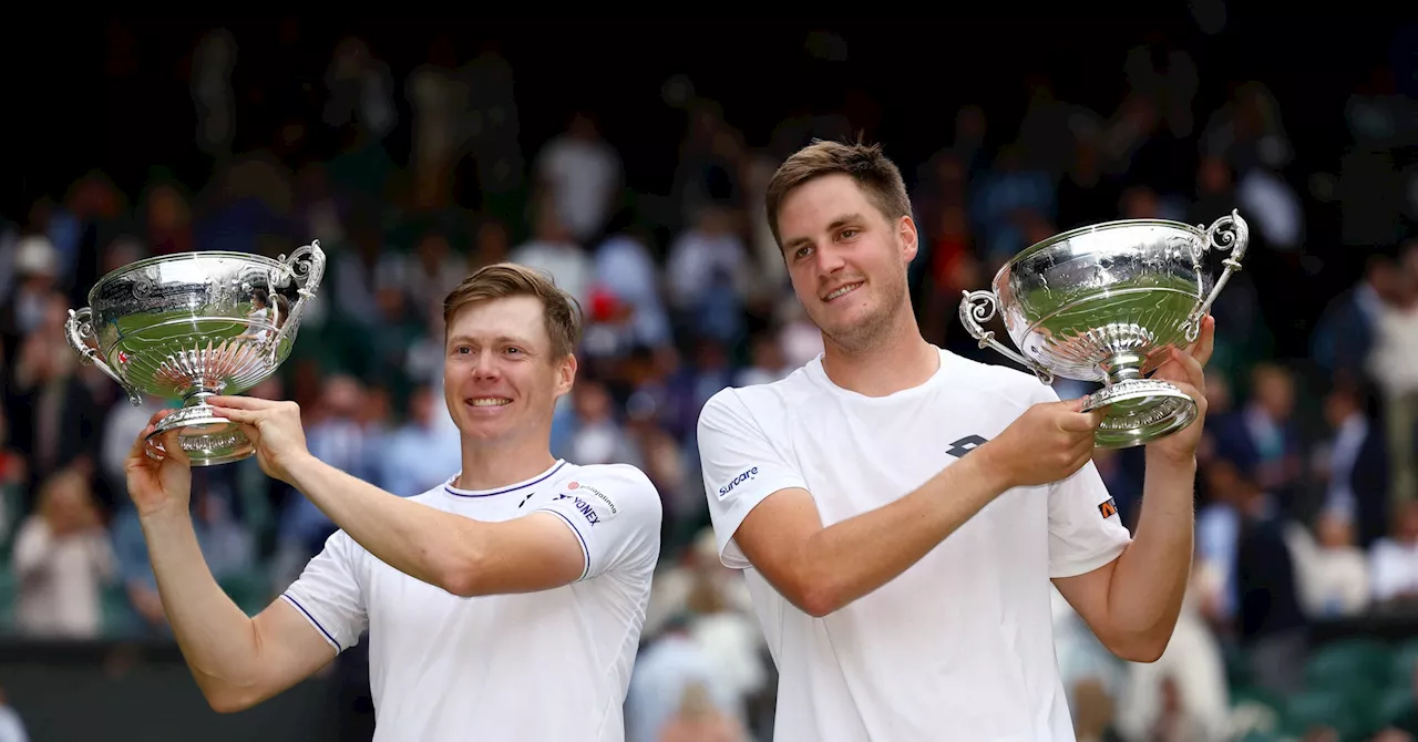 Unseeded Patten and Heliovaara win doubles crown in epic Wimbledon final