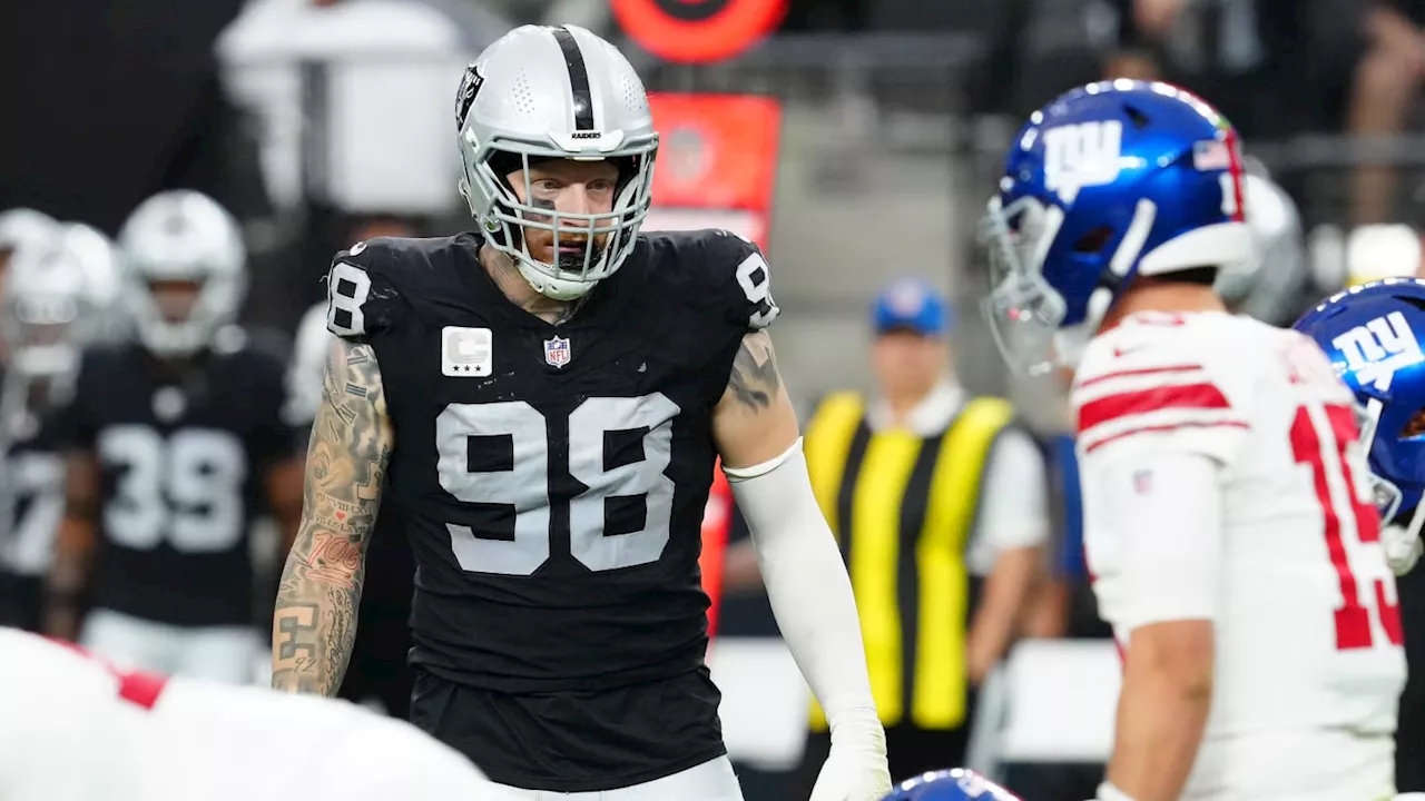 Las Vegas Raiders DE Maxx Crosby's leadership will be put to the test this season