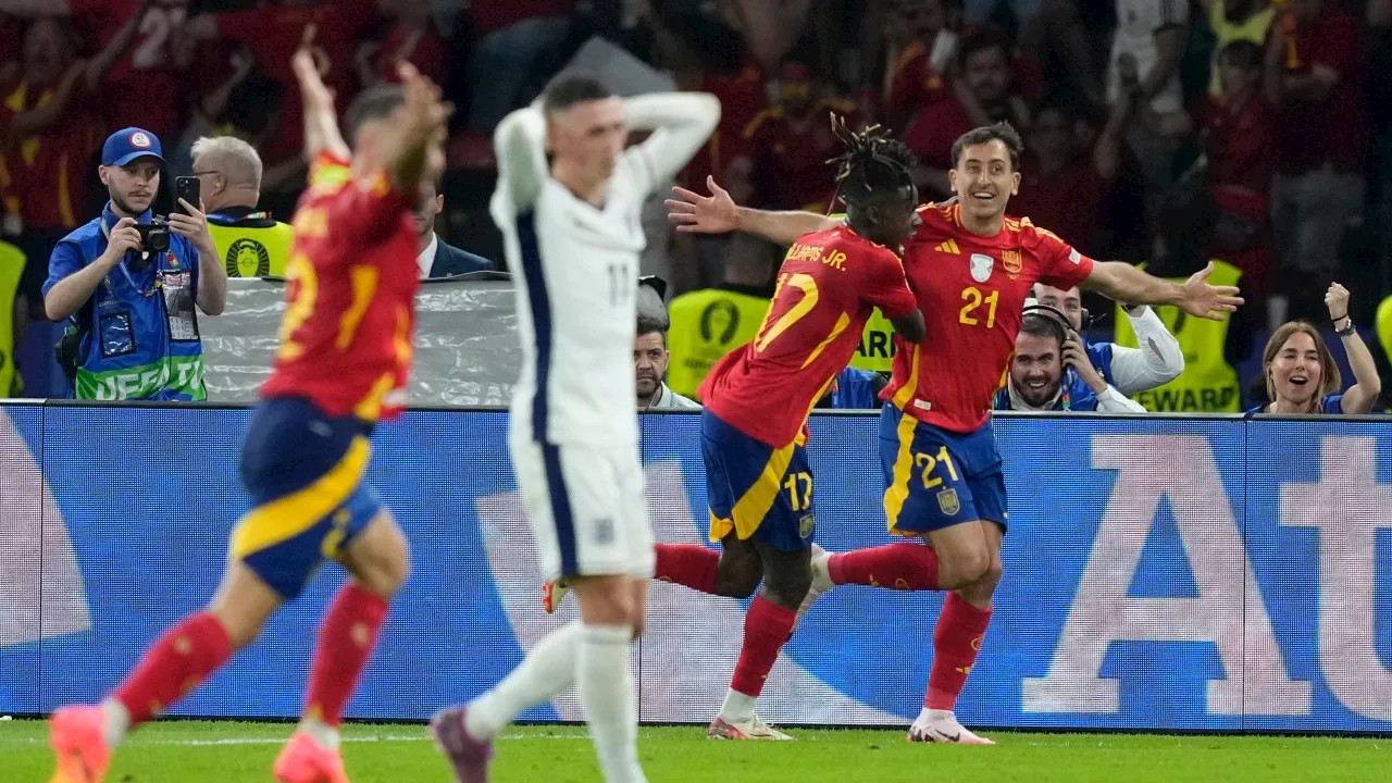 Spain beats England in nail-biting Euro final