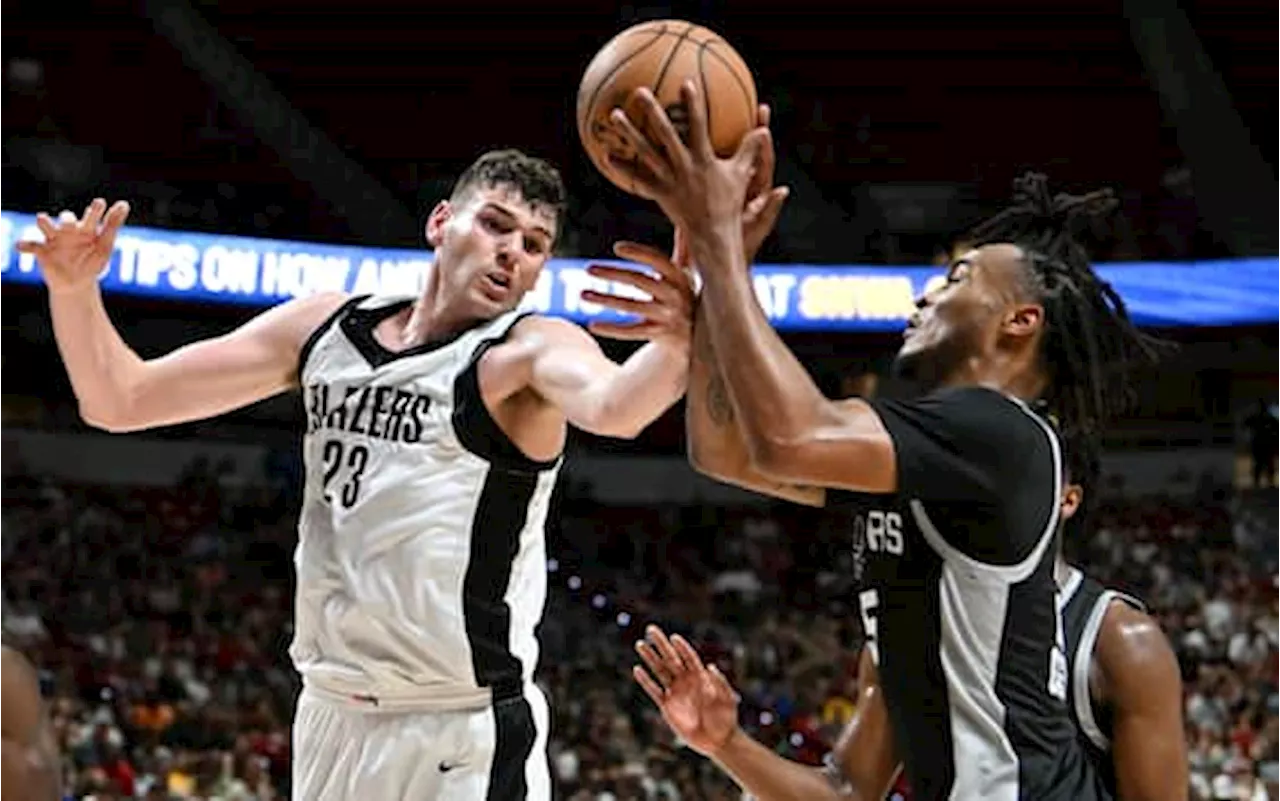 NBA Summer League, Stephon Castle vince il derby contro Clingan e fa sognare gli Spurs