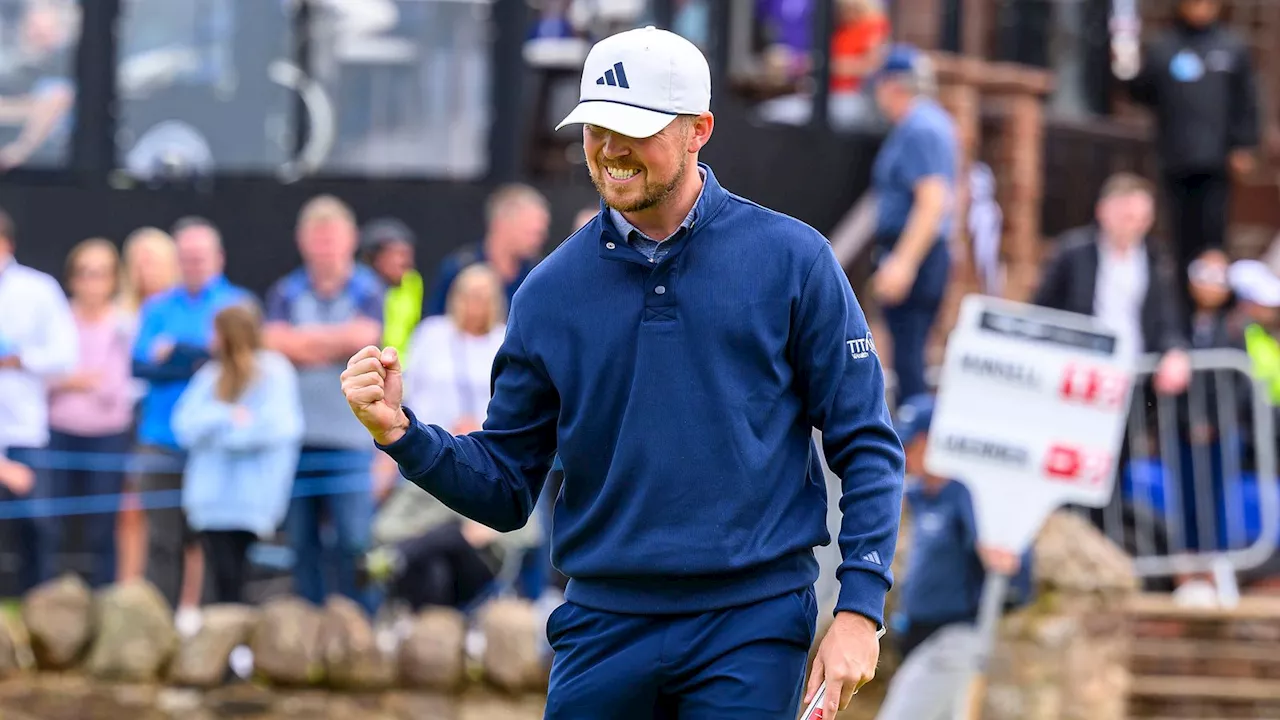 Scottish Open: Richard Mansell qualifies for The Open with record-equalling performance