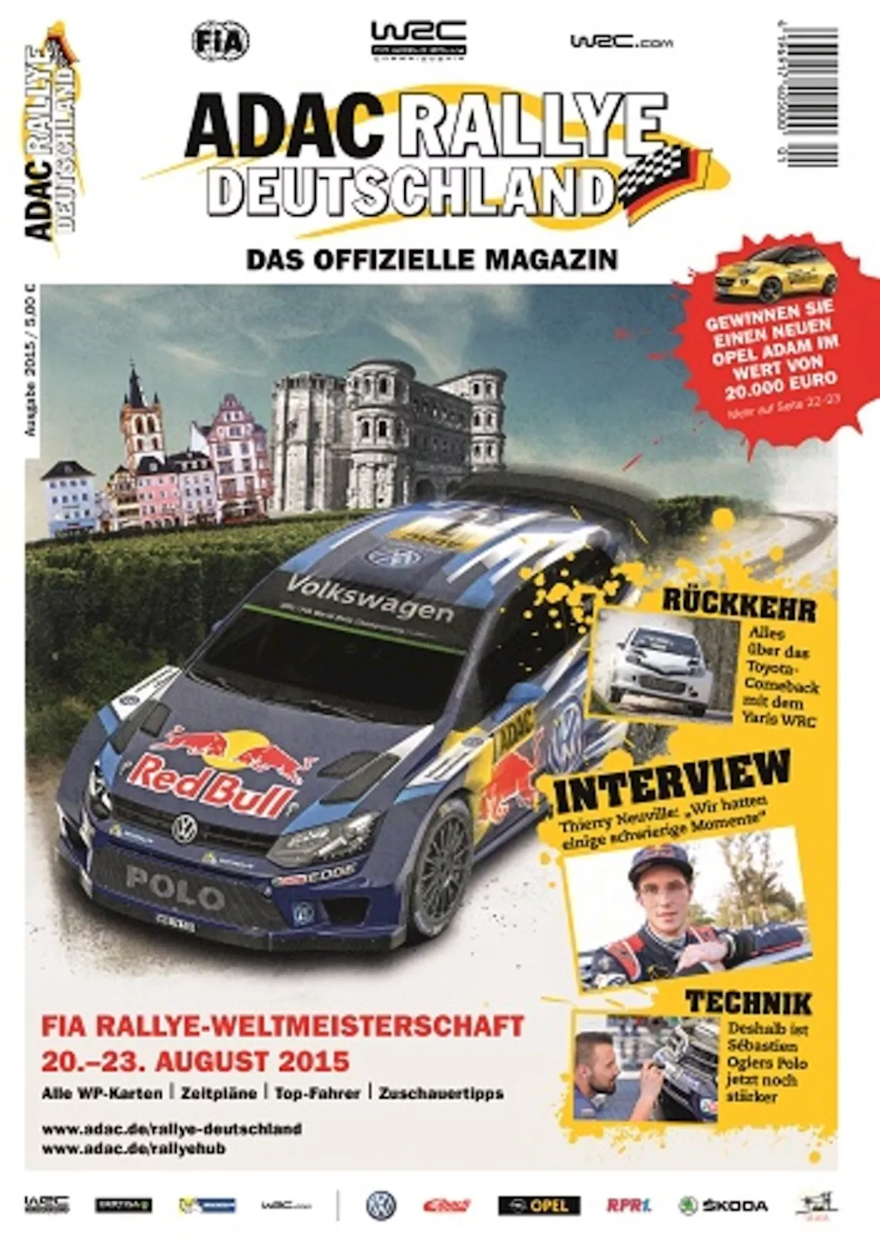 Magazin zur ADAC Rallye Deutschland sofort erhältlich