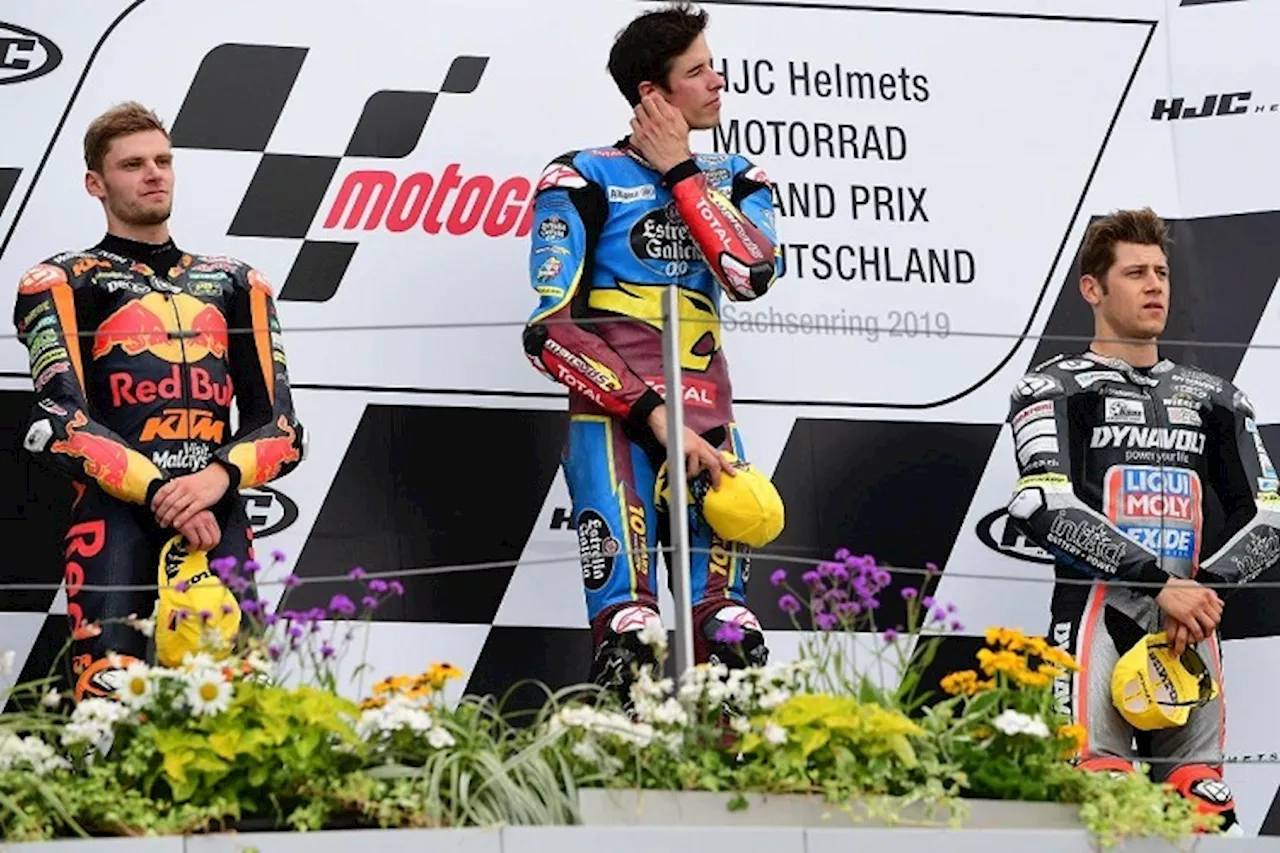 Sachsenring-Podium für Schrötter, Lüthi auf Platz 5