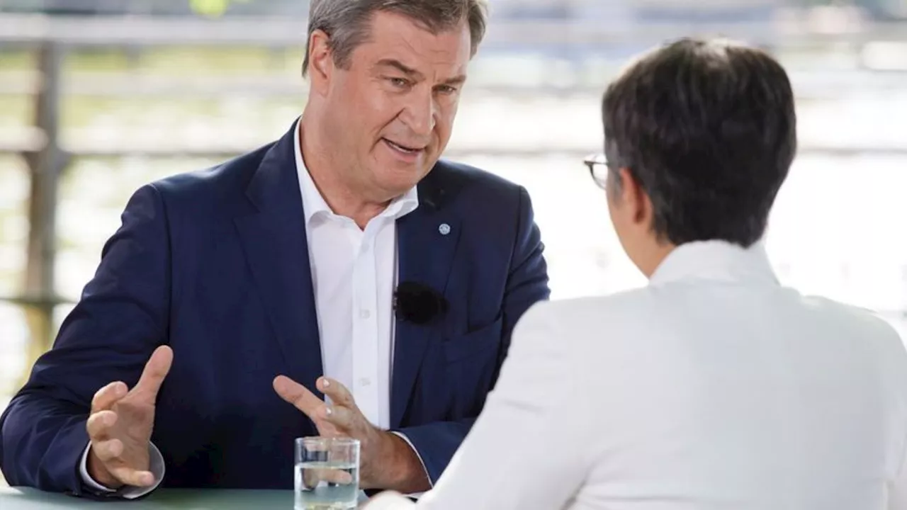 Sommerinterview: Söder vermutet 'bisschen Neid' hinter Social-Media-Kritik