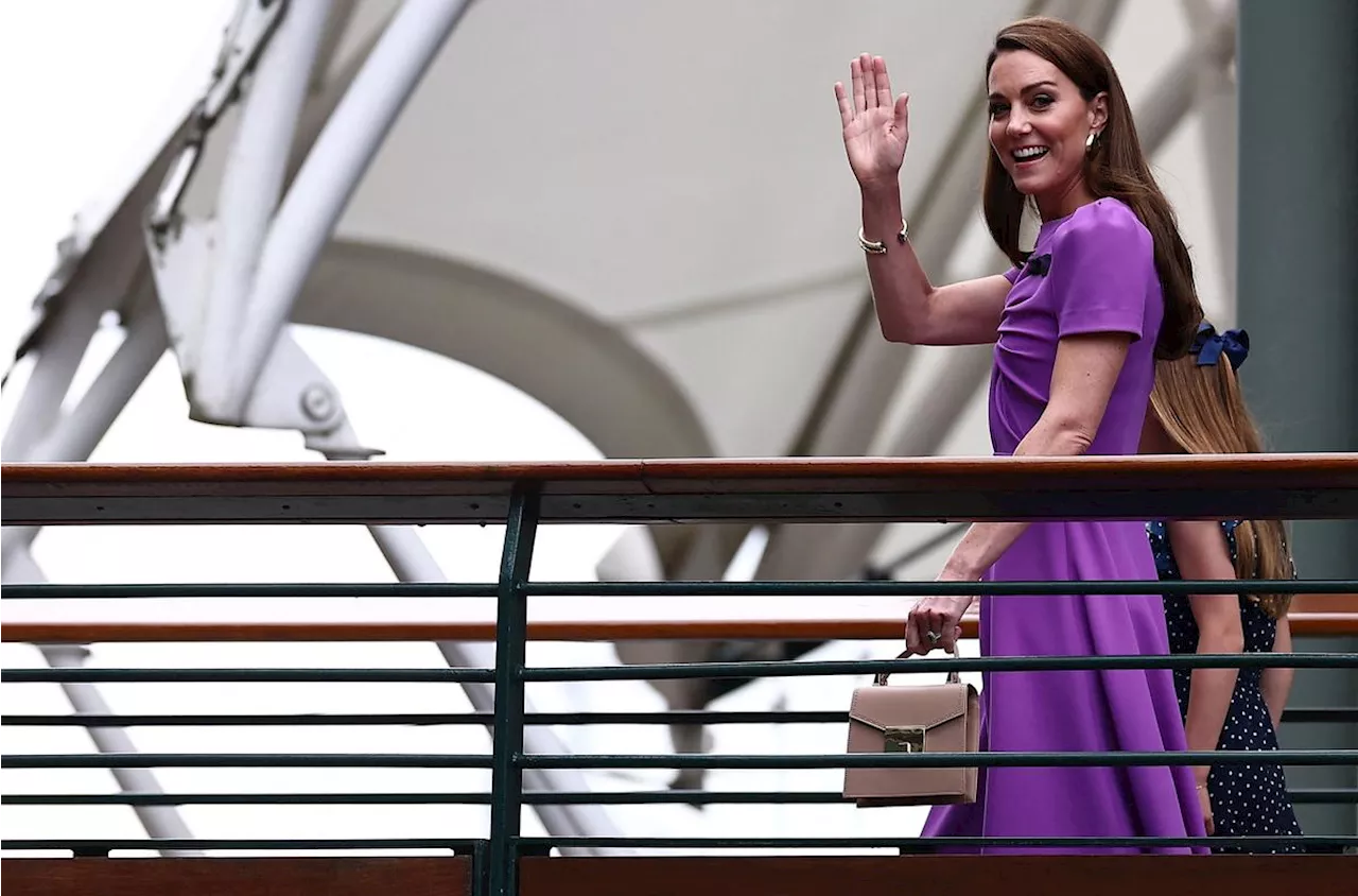 Royaume-Uni : la princesse Kate assiste à la finale hommes de Wimbledon, sa deuxième apparition