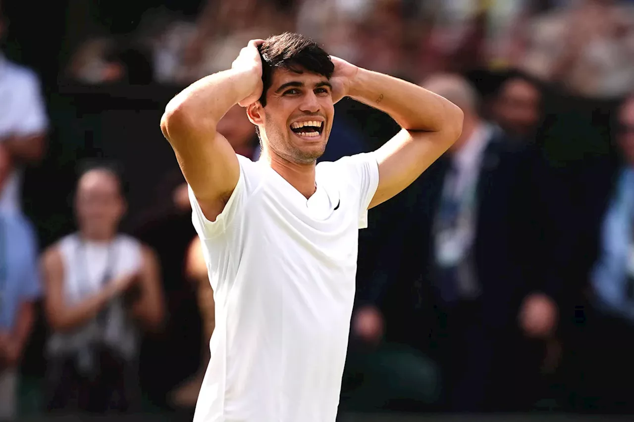 Tennis: Carlos Alcaraz gewinnt erneut in Wimbledon