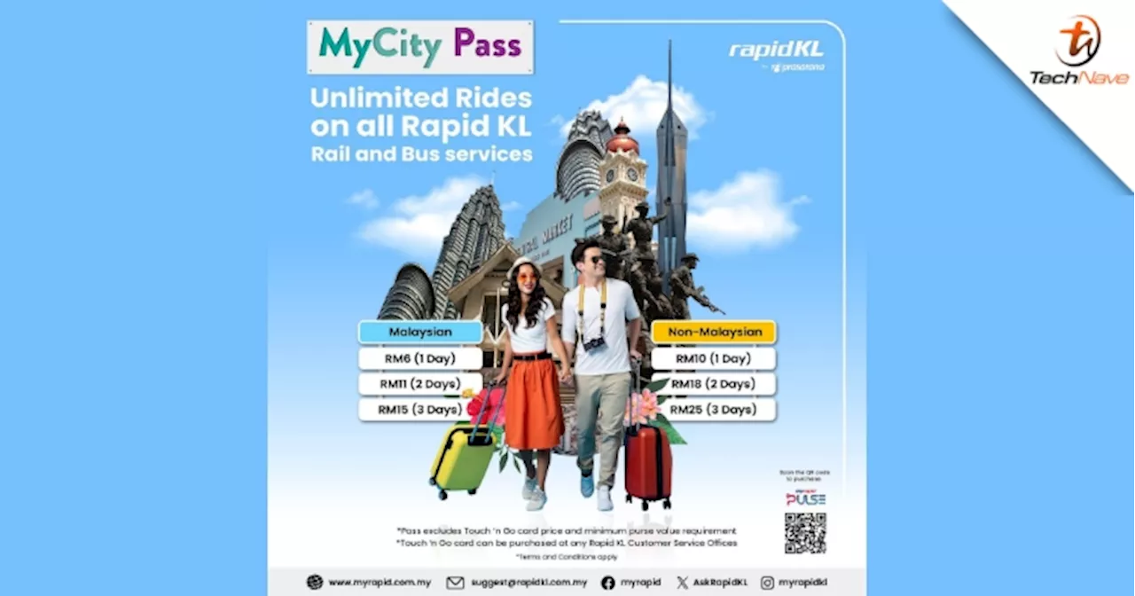 Rapid KL launches new unlimited rail and bus MyCity 2-day pass for RM11