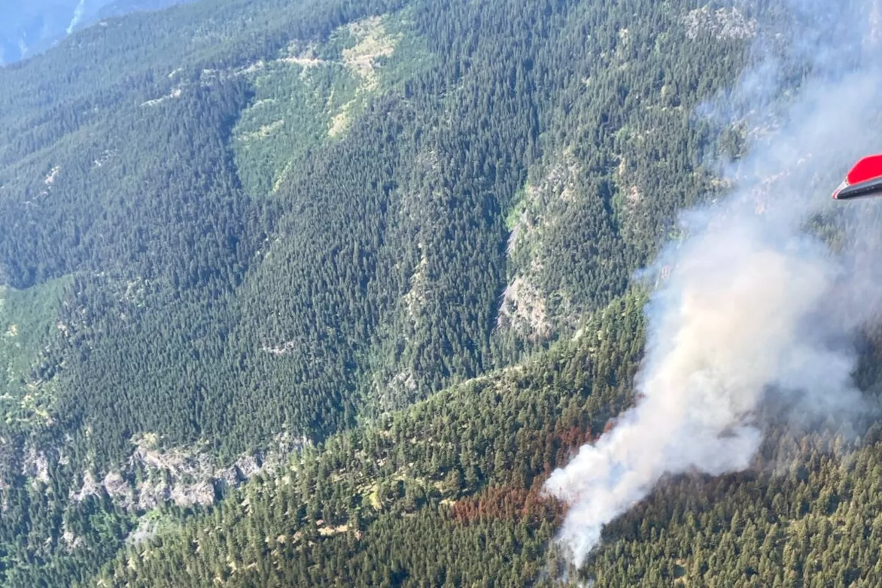 B.C. Wildfire Service says several new fires ignited by lightning since Friday