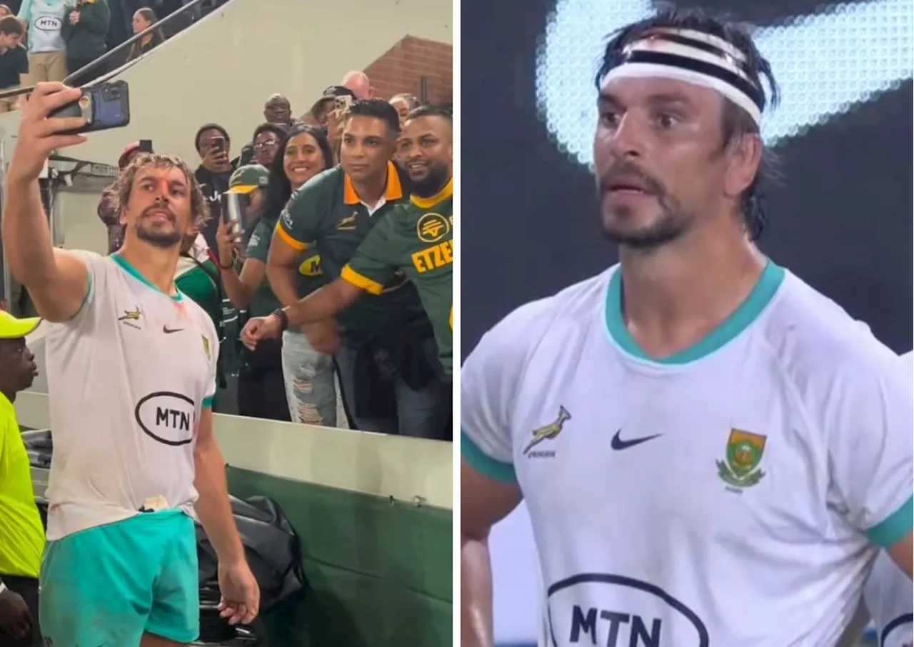 ‘Beast mode’: Eben Etzebeth poses for pics with bloody face [video]