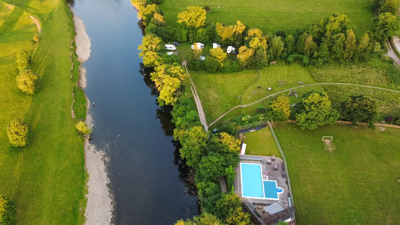 Little-known UK lido has heated pool and evening parties – and a campsite right next door...