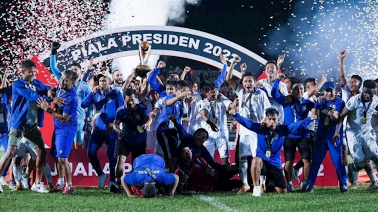 Daftar Juara Piala Presiden: Arema FC Tim Tersukses, Persib dan Persija Gimana?