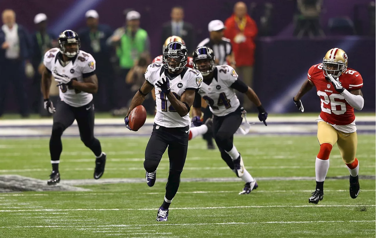 Former Raven and Texan Jacoby Jones, who set a Super Bowl record, dies at 40