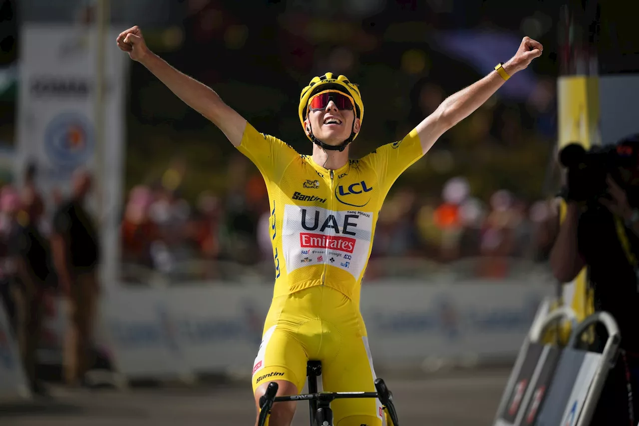 Tadej Pogacar conquers scorching Pyrenean climb to win stage 15 of Tour de France