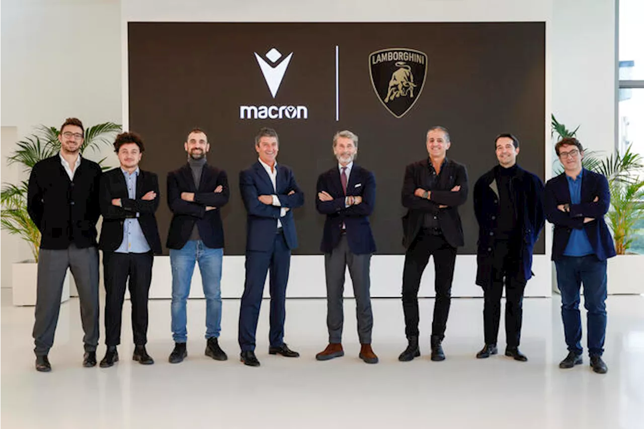 Lamborghini Automobili e Macron, al via la partnership