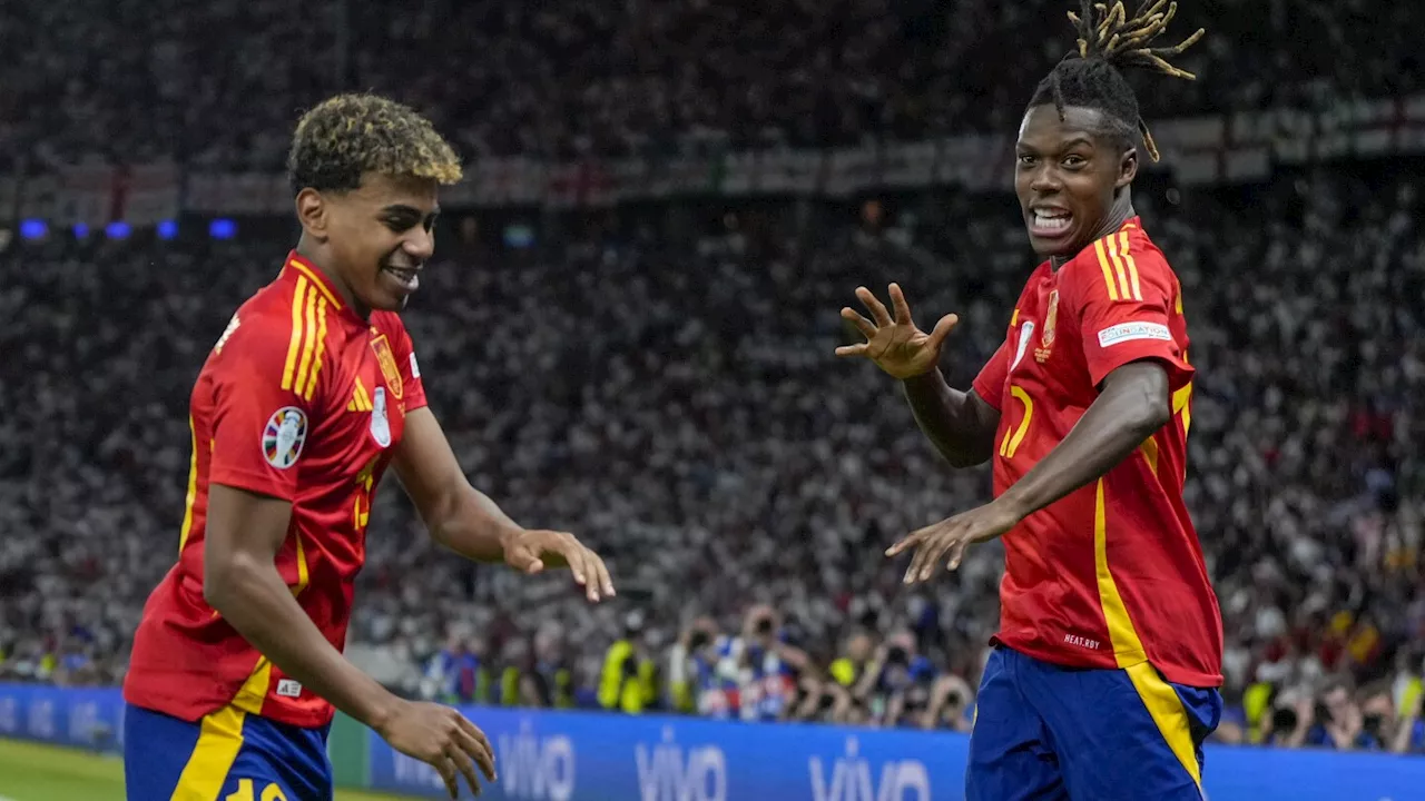 Yamal and Williams among Spain's title winners dominating AP's team of the tournament at Euro 2024