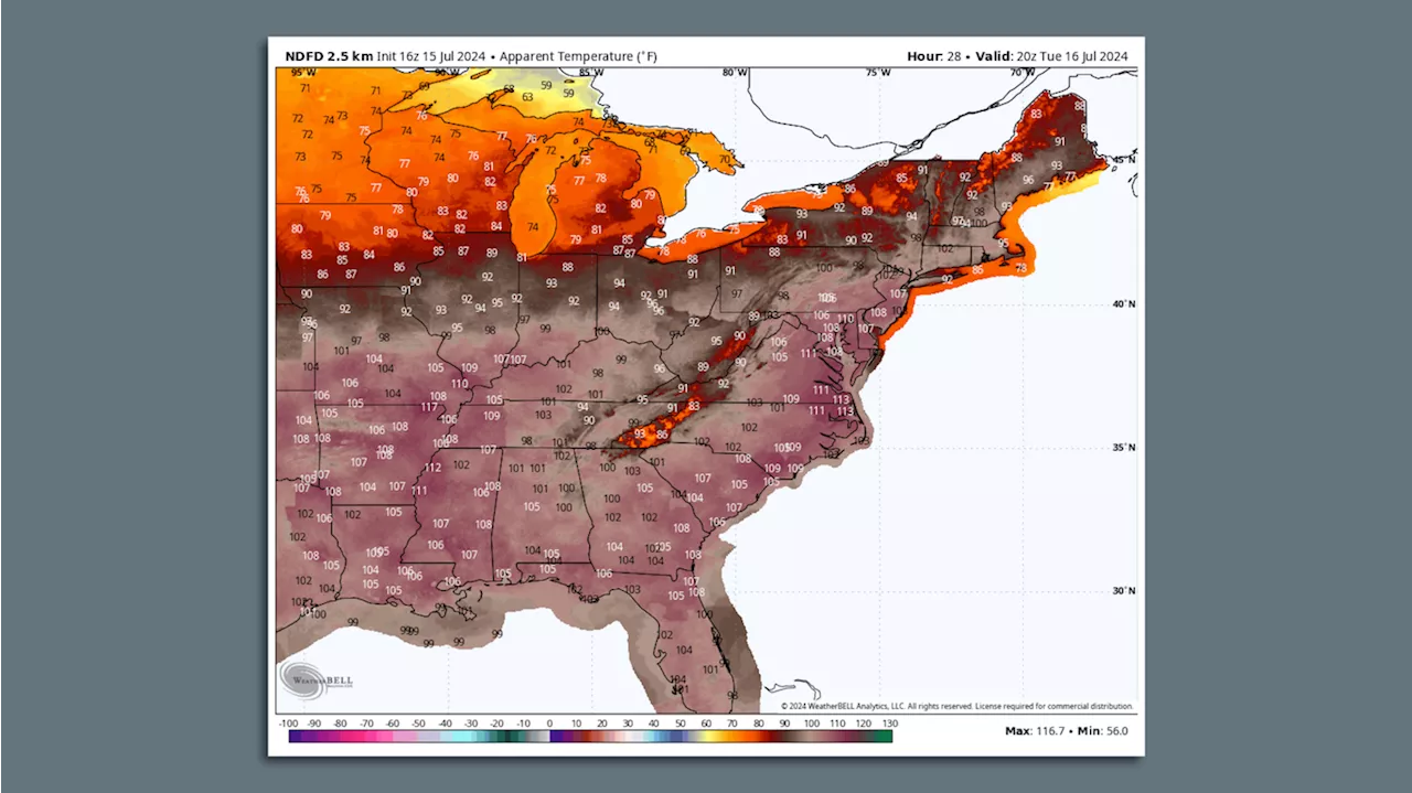 'Extremely dangerous' heat grips eastern, central states