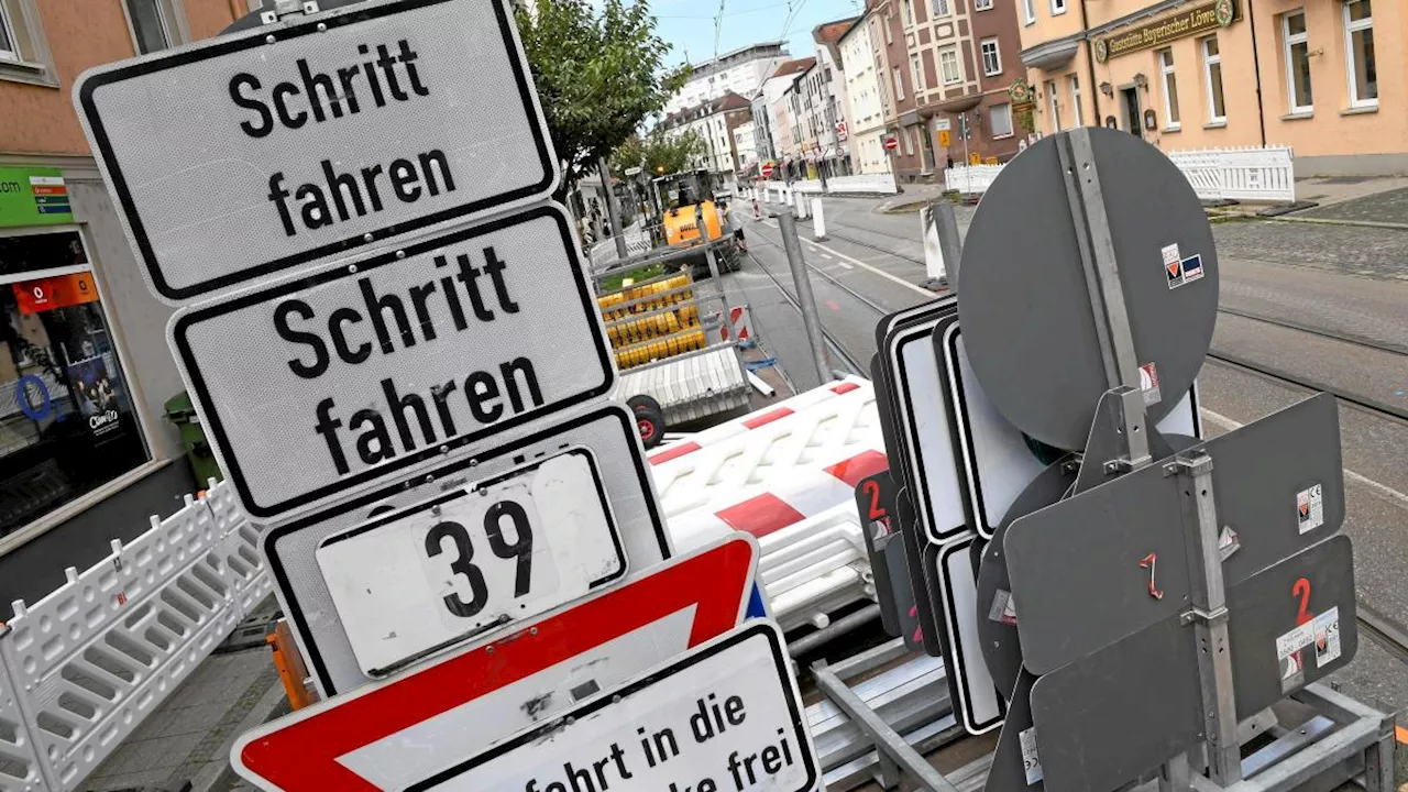 Bauarbeiten auf Ulmer Straße: So lief der erste Tag mit der Großbaustelle