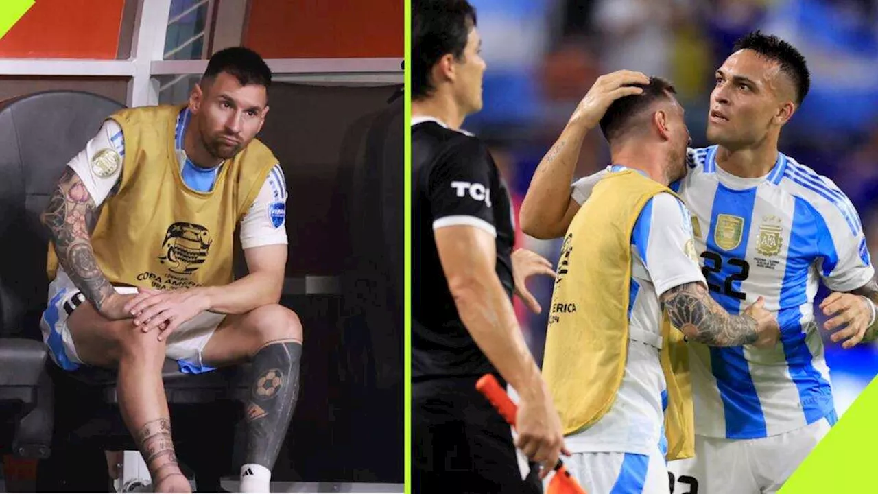 Copa America: How 'Limping' Messi Celebrated Lautaro Martinez's Winner Against Colombia