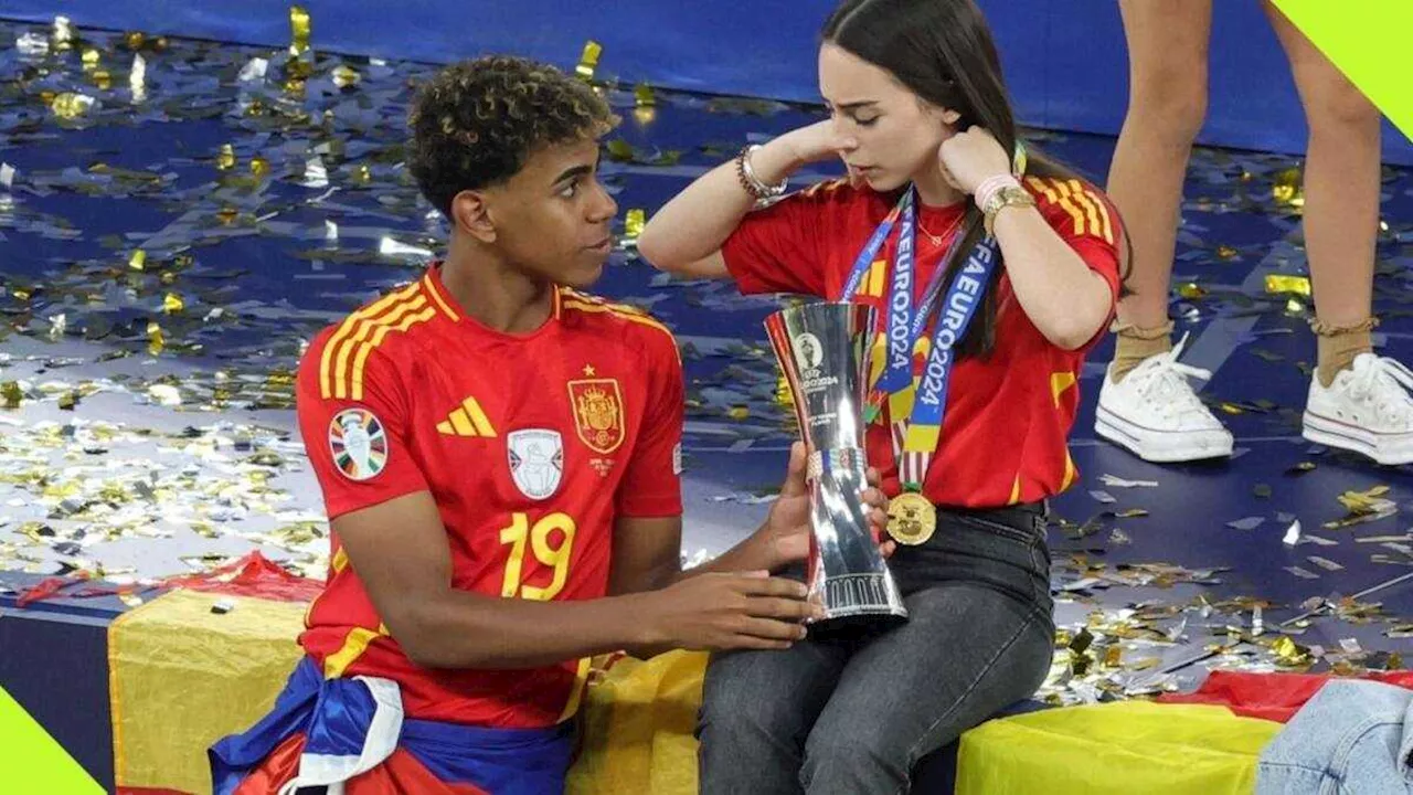 Lamine Yamal: Barca Star Celebrates Euro 2024 Win With Rumored Girlfriend Alex Padilla