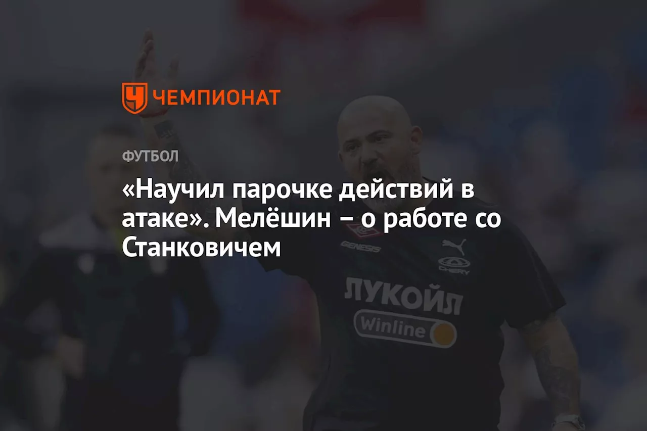 «Научил парочке действий в атаке». Мелёшин – о работе со Станковичем