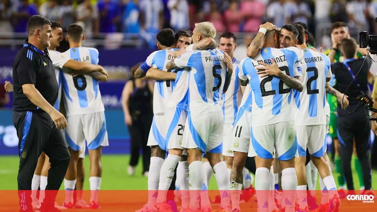 Argentina soma pela 16.ª vez a Copa América ao bater Colômbia