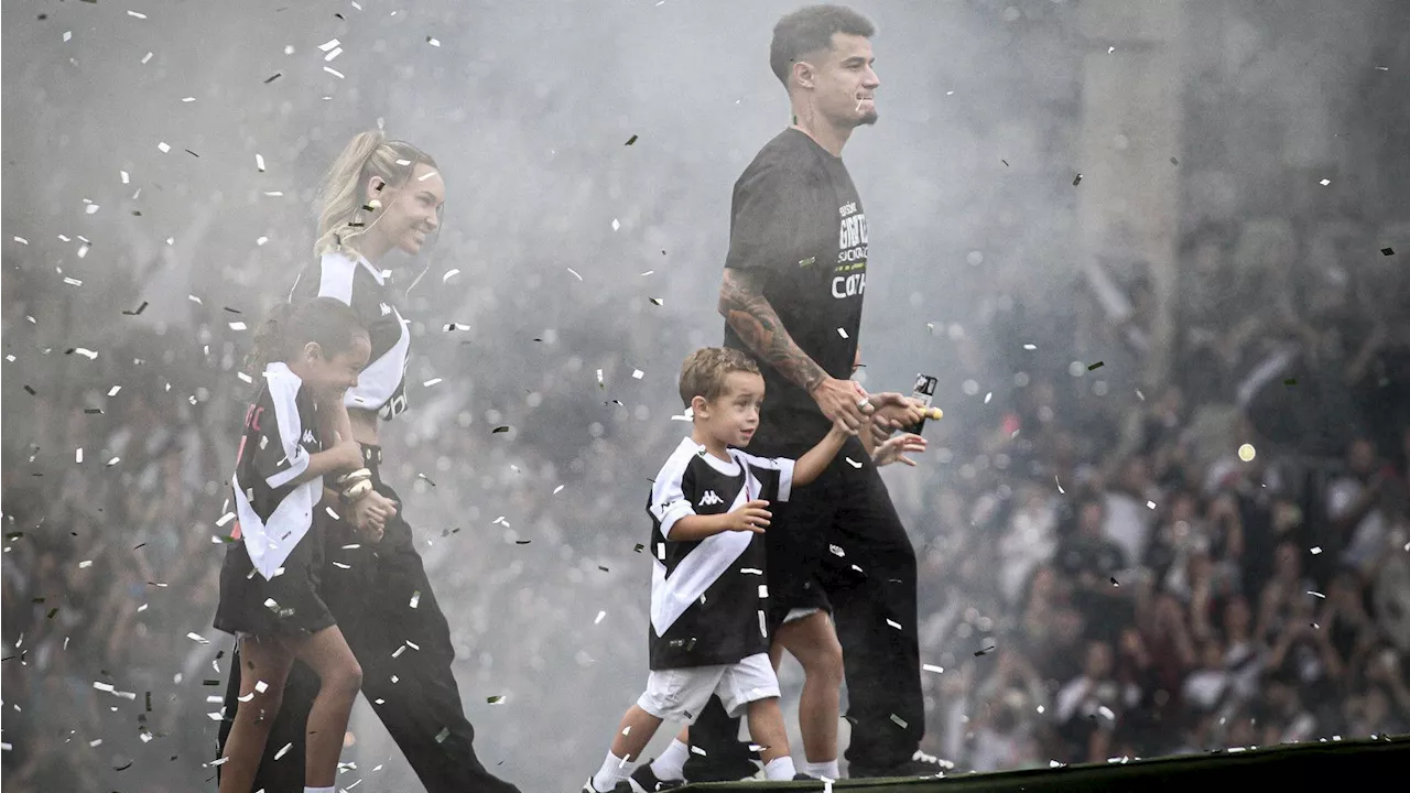 Esposa de Thiago Silva reage à apresentação de Coutinho no Vasco