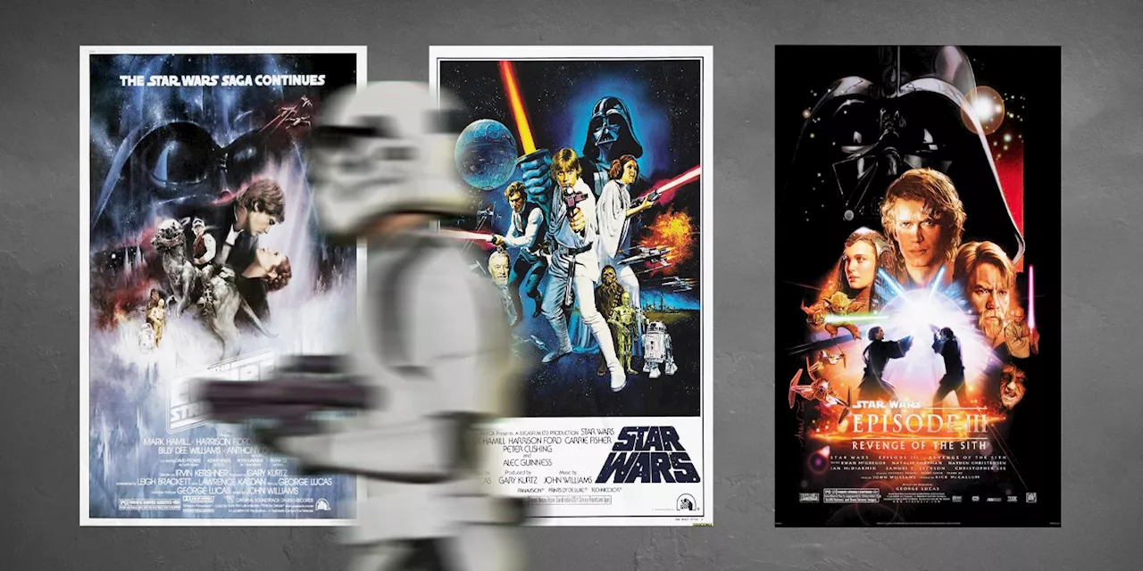 All 11 'Star Wars' Movie Posters, Ranked