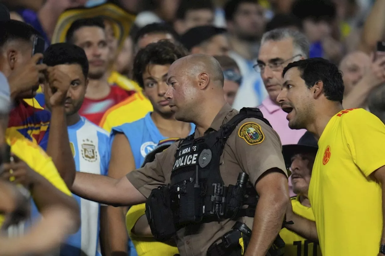 Police made 27 arrests in chaos at Copa America final, including Colombian soccer official's son