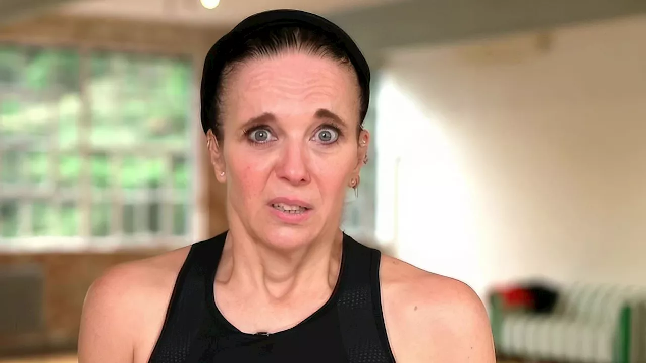 Amanda Abbington says she would 'vomit and cry' after rehearsing with Strictly Come Dancing...