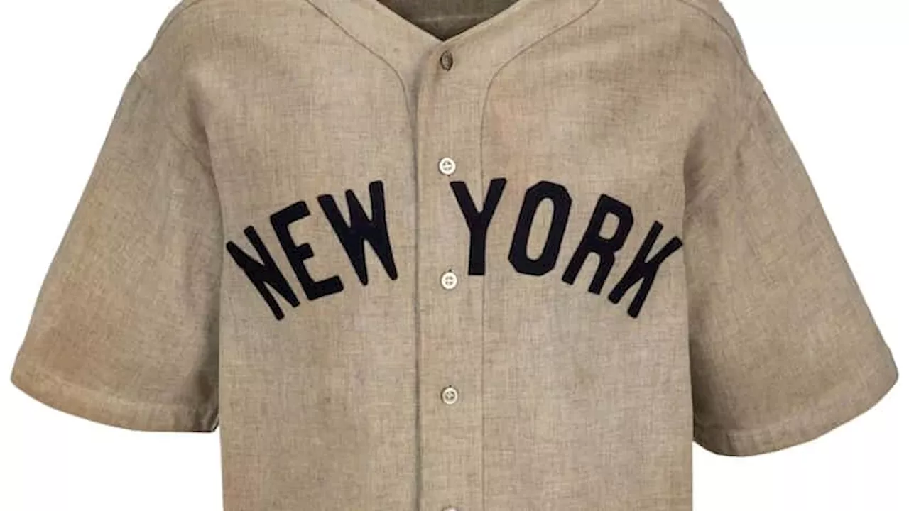 Babe Ruth’s iconic jersey expected to set record in Dallas auction