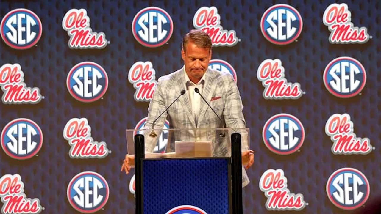 Lane Kiffin honors late father Monte Kiffin at SEC Media Days