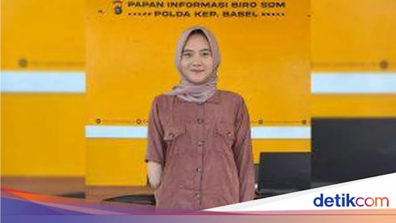 Sosok Nur Fatia Azzahra, Penyandang Disabilitas yang Lolos Seleksi Bintara Polri