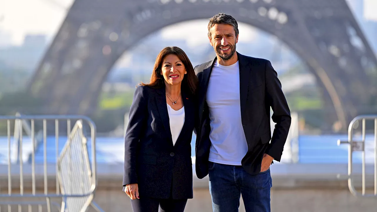 Tony Estanguet va également se baigner dans la Seine, avec Anne Hidalgo