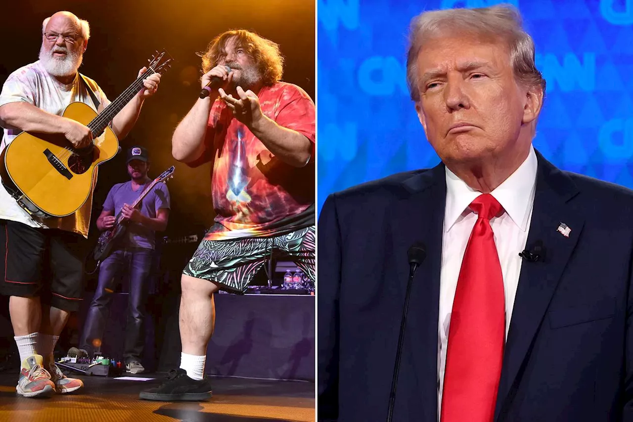 Jack Black's Tenacious D criticized after bandmate Kyle Gass jokes, 'Don’t miss Trump next time'