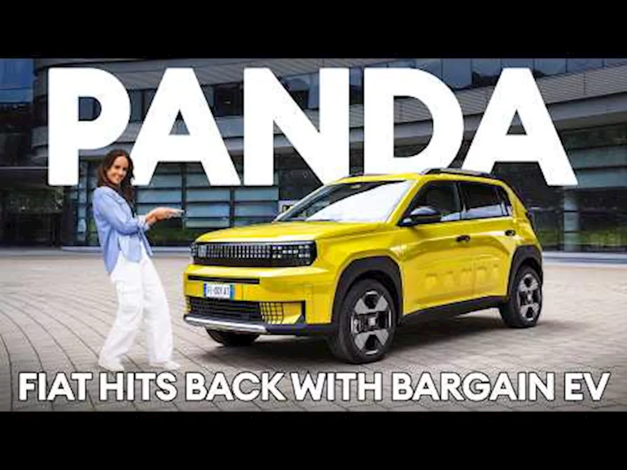 Fiat Grande Panda har inbyggd laddkabel. Smart!