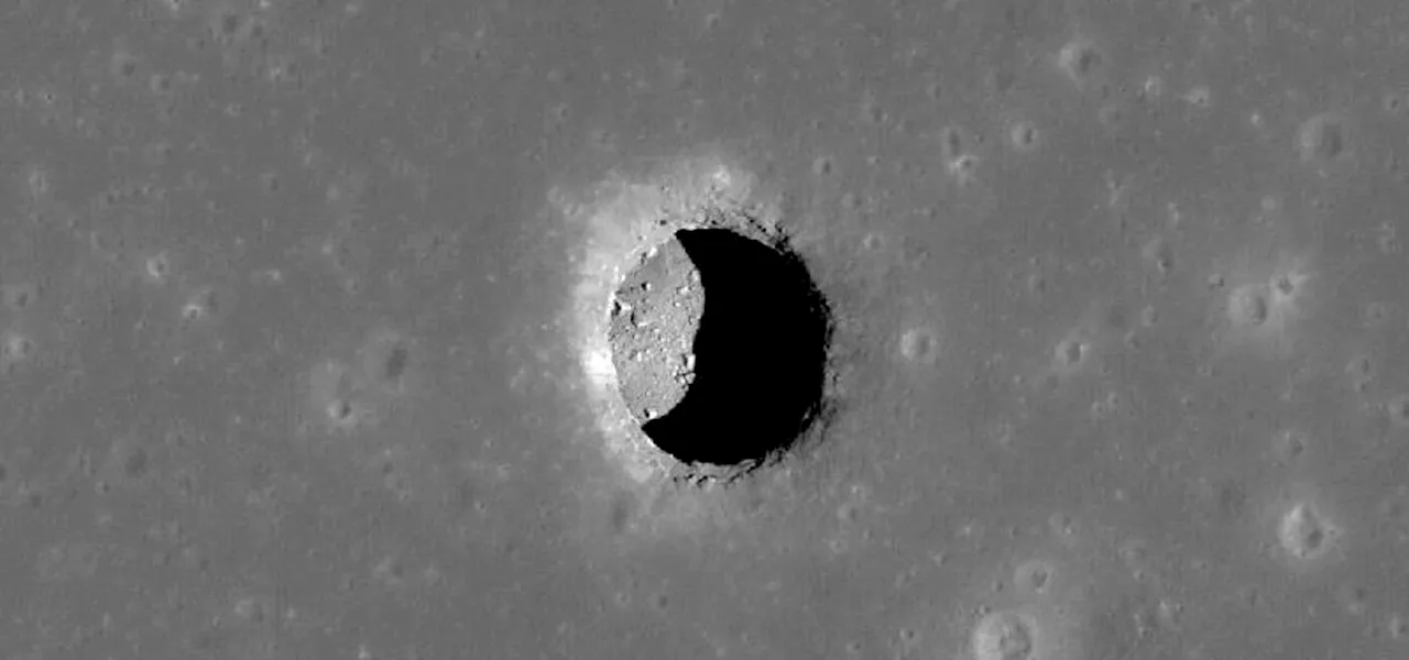 NASA Spacecraft Reveals Cave On The Moon That Could Be A Future Base