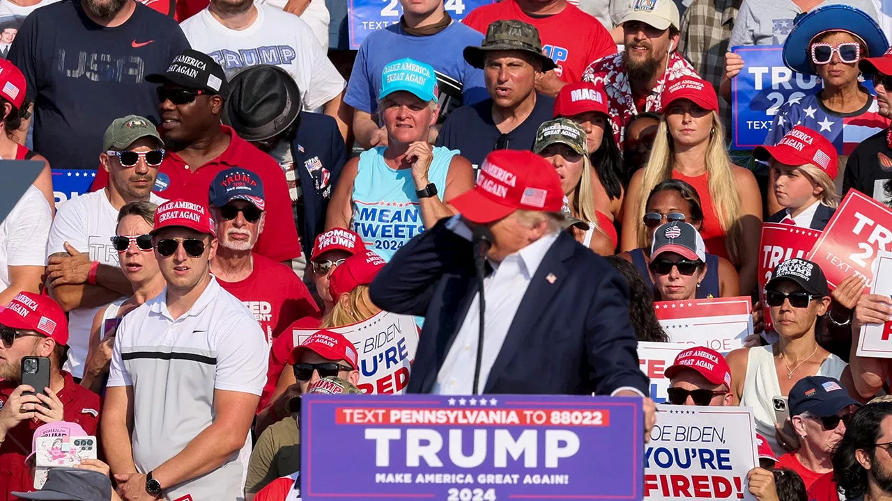 Photographer captures iconic image of bullet whizzing past Trump at Pennsylvania rally