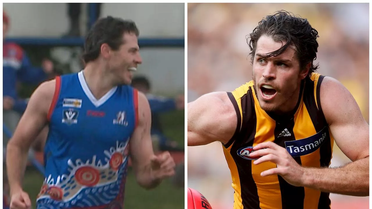 ‘Toughen up!’: AFL great’s cheeky jab at four-time flag hero after vintage local footy return