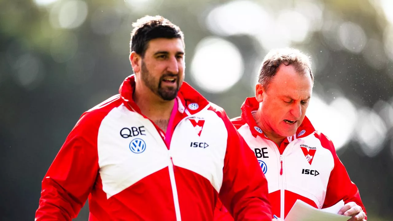 Twist in Eagles’ coaching pursuit as details of Swans’ ‘unofficial’ handover plan emerge