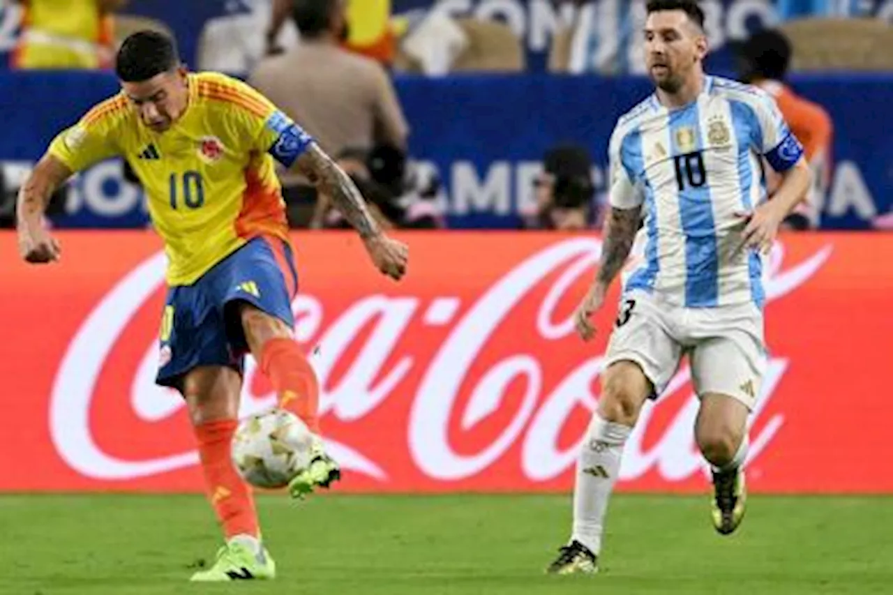 Messi vs. James: así fue mano a mano de ‘10’ en final de Copa América