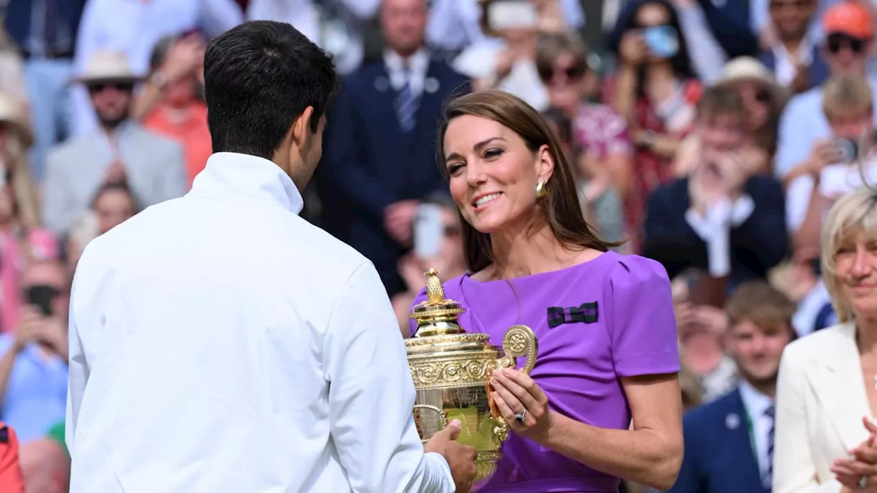 Princess of Wales: Kate überreicht Wimbledon-Trophäe an Carlos Alcaraz