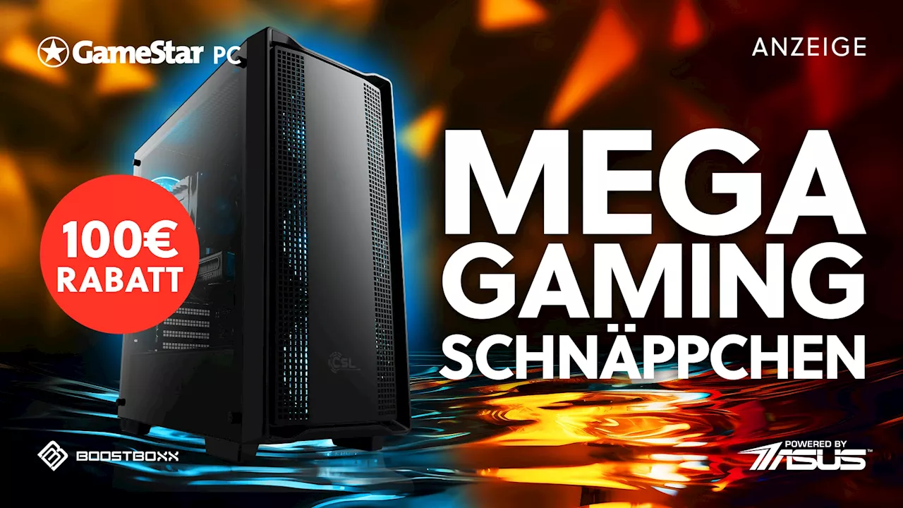 Zum Prime Day 100€ günstiger und mit besserer Grafikkarte - unser GameStar PC-Megadeal für Schnäppchenjäger