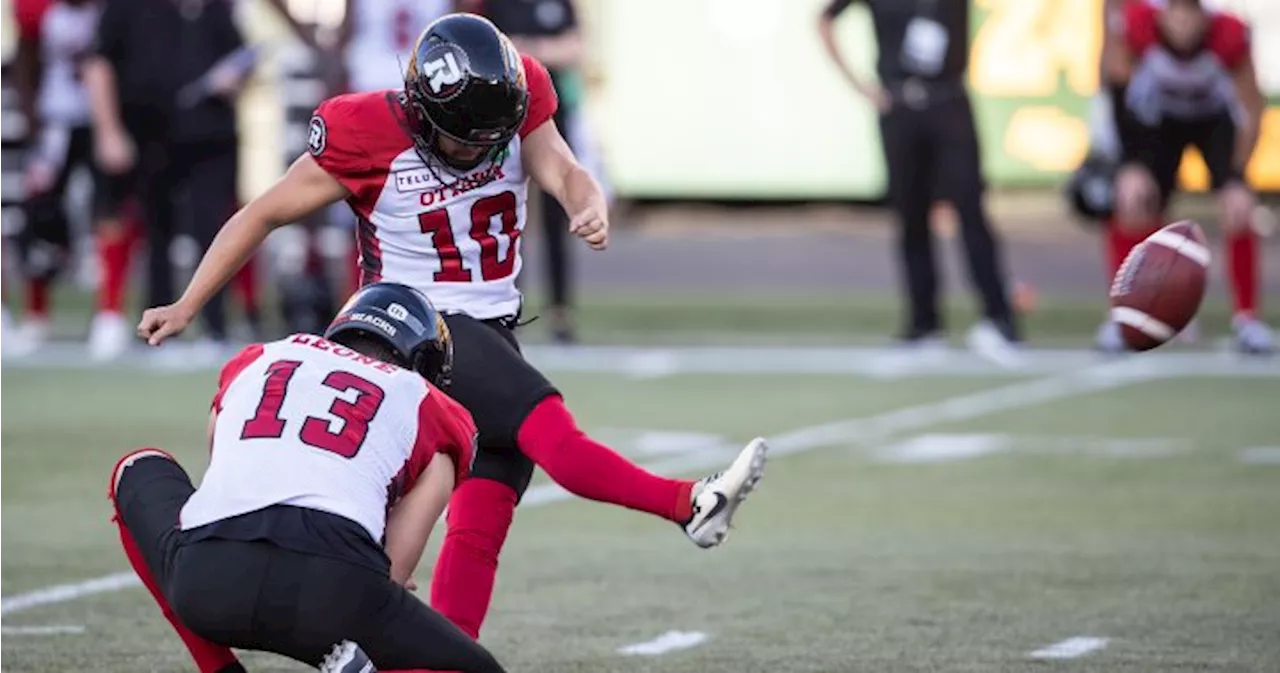 Redblacks rally early, late to edge winless Elks 37-34