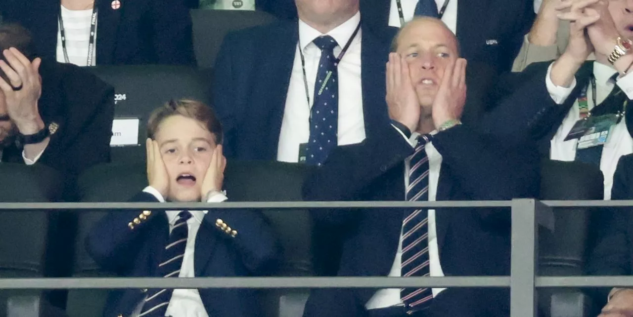 Prince George Is Prince William’s Mini-Me at Euro Cup Finals