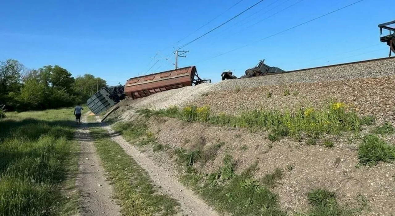 Crimea, deraglia un treno che trasportava grano. «L'esplosione dovuta a un attentato». Nessun ferito