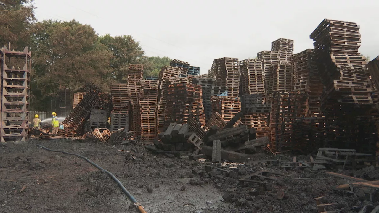 Fire crews dealing with large blaze at Addison Industrial Estate in Ryton