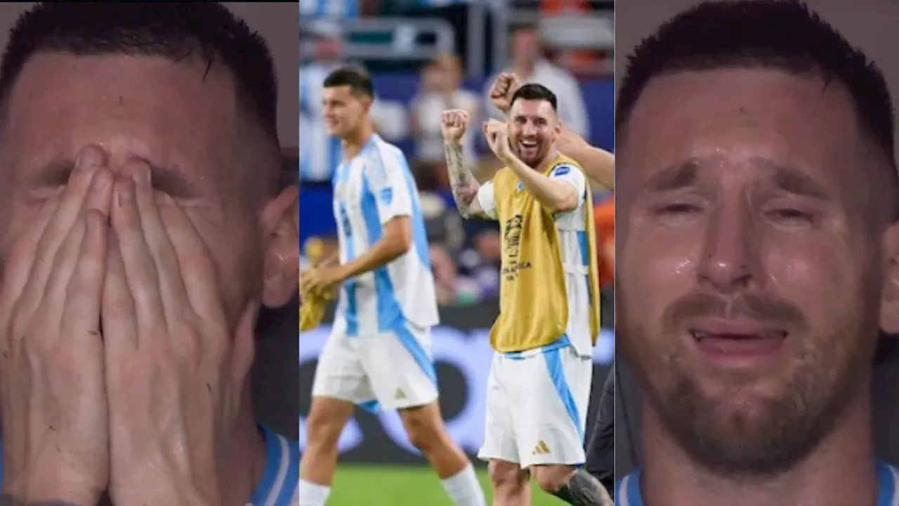 खुशी में बदले आंसू... Copa America Final जीतते ही Lionel Messi ने इस तरह किया सेलिब्रेट, तेजी से वायरल हो रहा Video