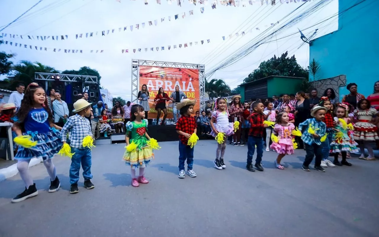 Festas Julinas animam duas escolas municipais e uma creche em Belford Roxo