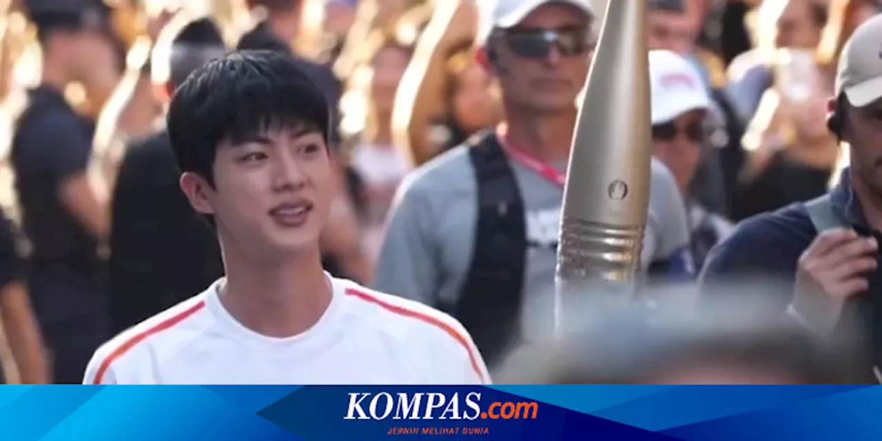 Wakili Korsel Bawa Obor di Olimpiade Musim Panas Paris 2024, Jin BTS Mengaku Gugup